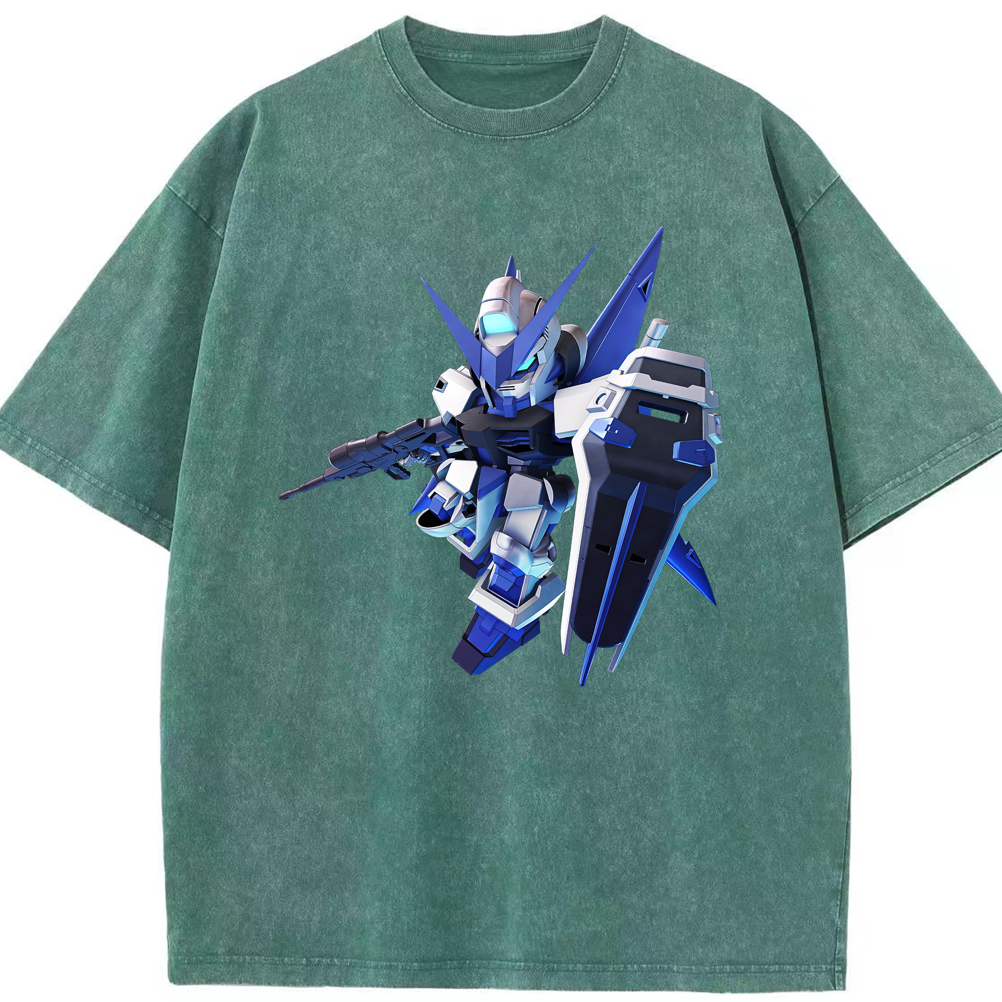 （画像用） 機動戦士ガンダム Mobile Suit Gundam 綿100% ヴィンテージ風 半袖Tシャツ（フロントプリント）